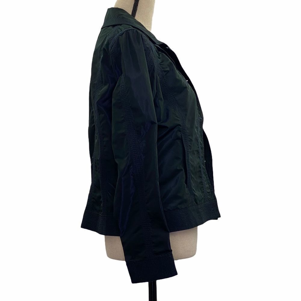 Chico's Black Button Down Collared Utility Jacket - image 4